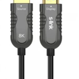 S-link SL-HM8K020 HDMI TO HDMI 20m v2.1 8K60 HZ 4K 120HZ Fiber Kablo