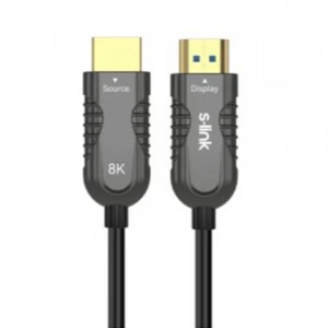 S-link SL-HM8K060 HDMI TO HDMI 60m v2.1 8K60 HZ 4K 120HZ Fiber Kablo