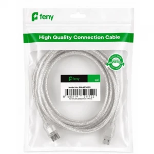 Feny FN-AF3005 USB2.0 AM-AF Şeffaf Uzatma Kablosu 5M