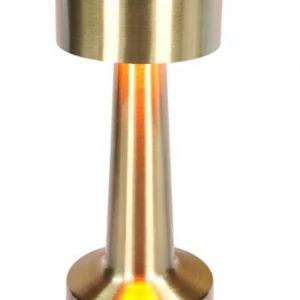 S-link SL-M9066 Aurora 1800mAh Batarya 60 Lümen Gold 3 Renk Işıklı Dokunmatik Dekoratif Masa Lambası