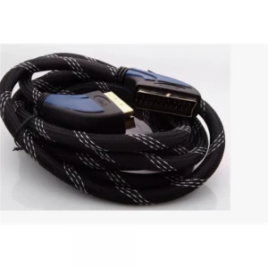 S-LİNK SLX-936 SCART TO SCART 3MT GOLD KILIFLI KABLO 