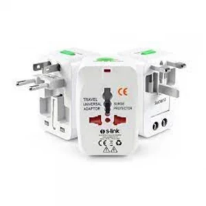 S-link SLX-WTA03 Beyaz Universal Seyahat Adaptoru ( Tüm Ülkeler İçin Uygun Priz)