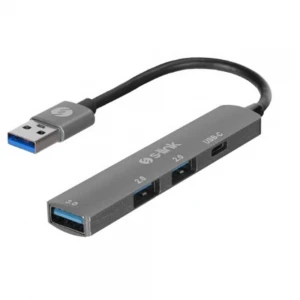 S-link SW-U333 3-USB 2.0, 1-USB 3.0 USB Metal USB Hub