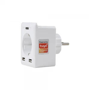 S-Link Swapp SL-04 10A Akım Korumalı Akıllı Priz 2 USB 2.4 Ghz Wifi TUYA Destekli