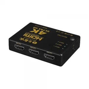 S-link SWV-KCG014 HDMI 3TO1 SWITCH 4K-2K, IR +Adaptör
