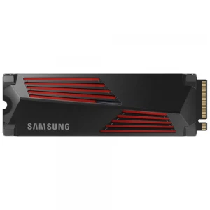 Samsung 1TB 990 PRO w-Heatsink MZ-V9P1T0CW 7450-6900MB-s RGB PCIe NVMe M.2 SSD Disk