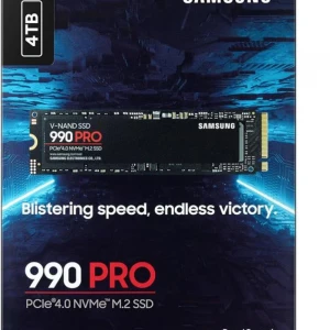 Samsung 4TB 990 Pro 7450-6900MB-s M.2 NVMe MZ-V9P4T0BW Ssd Disk
