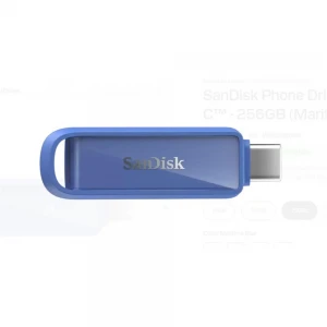 Sandisk SDIXS0N-256G-GN6ND 256GB Phone Drive with USB-C-128GB (Maritime Blue) Flash Bellek