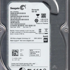 Seagate 500GB ST500DM002 BarraCuda SATA 3.0 7200 RPM 3.5" Harddisk (İthalat)