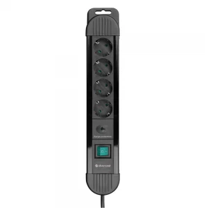 Silver Crest SCKS04 1.5m 3G1.5mm2 900 Joule 4Lü Akım Kor. Gri Priz Çoklayıcı