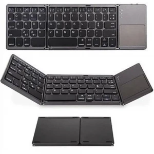 Sline Y-041 Katlanabilir Kablosuz Bluetooth Klavye Touchpadli Taşınabilir