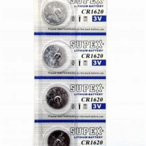 Supex CR1620-C5 3V Lityum Düğme Pil 5'li Paket