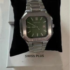 Swiss Plus Man Watch Premium Seri Model-7 RS23146 Green-Silver(Kol Saati)