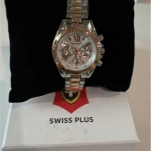 Swiss Plus Woman Watch Model-1 ST0730ABL Rose Gold-Silver(Kol Saati)
