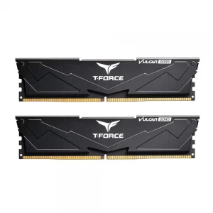 Team T-Force Vulcan 32GB(2x16GB) DDR5 5600Mhz CL32 Siyah Gaming Ram (FLBD532G5600HC32DC01)