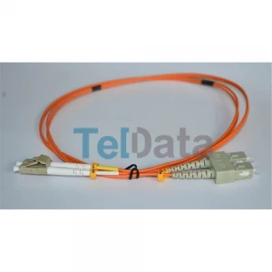 TELDATA TLD-SCLCOM23 SC-UPC-LC-UPC MM DX OM2 3 METRE FIBER OPTIK PATCHCORD