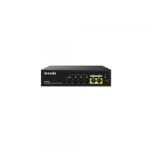 Tenda SG106PC 6 Port 4 Port Poe+ 10-100-1000 Mbps + 2 Port Uplink Switch Çelik Kasa Rack Mount