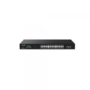 Tenda TEG2226F 24 Port 10-100-1000 + 2 Port SFP Switch Cloud Yönetilebilir Çelik Kasa Switch