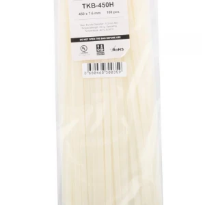 Tork TKB-450H 7.6-450 Beyaz Kablo Bağı 100lü Paket