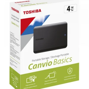 Toshiba 4TB Canvio Basic 2.5" Gen1 USB 3.2 Harici Harddisk (HDTB540EK3CA)
