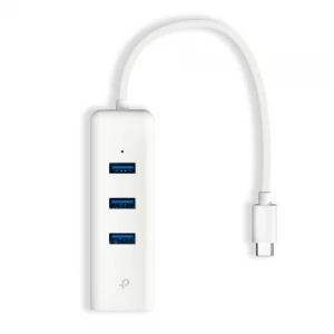 Tp-Link UE330C 10-100-1000 Mbps 3.0 Type C Ethernet Çevirici + 3 Port USB Çoğaltıcı