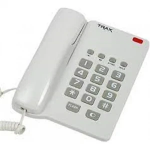 TRAX TD205 Beyaz Kablolu Masaüstü Telefon
