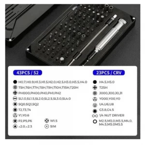 UF-TOOLS 800088 Hassas Bits Uçlu 88 Parça Tamir Seti