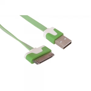 Vcom CU272FS Iphone 4 1mt Ledli Kablo Yeşil 