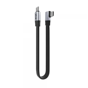 Vcom CU582RA-2.0 Type-C USB4 V2 90 Derece Düz 2.0m Şarj Kablosu