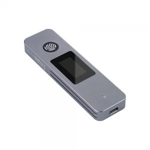 Vcom CU855SN-F USB 3.2 Gen 2 Type-C M.2 NVMe Parmak İzli SSD HDD Kutusu