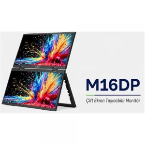 Ttec M16DP 16" FHD Çift Ekran Taşınabilir Led Monitör