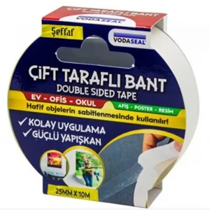 VODASEAL ÇİFT TARAFLI FİLMİK BANT 25 MMX10 MT 0691
