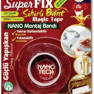 Vodaseal Çift Taraflı Montaj Bandı 19mmX1 Mt Şeffaf Vhb Bandı (Banyo- Mutfak- Cam-Ayna)