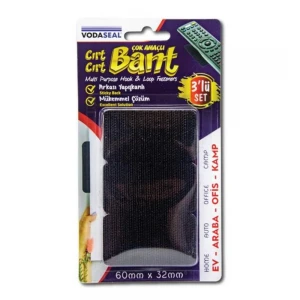 Vodaseal Fs002 3lü Cırt Bant Arkası Yapışkanlı 60mmx32mm