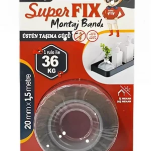 Vodaseal Super Fıx Montaj Bant (1 Rulo 36Kg) 20MMX1,5MM