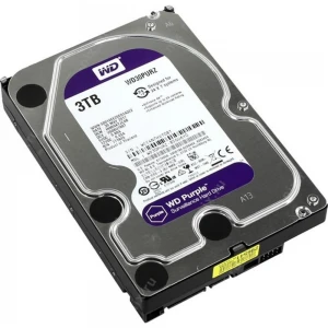 Wd 3Tb Purple 3,5"  64Mb 5400Rpm Wd30Purz Harddisk
