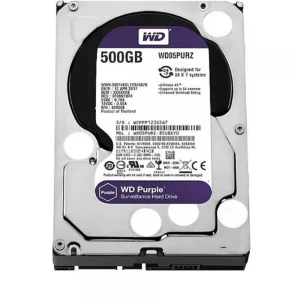 Wd 500Gb Purple WD500PURZ 3.5" 5400 RPM SATA 3 Harddisk