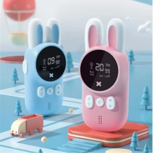 WowKids XJ11 Rabbit Çocuk Walkie Talkie Blue-Pink 1-3  Pmr Telsiz