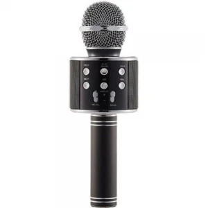 Wster Ws-858 Siyah Bluetooth Karaoke Mikrofon 