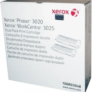 Xerox 106R03048 Phaser 3020-WC3025 Dual Pack Toner 2x1500 Sayfa