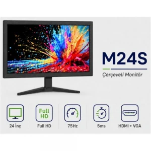 Ttec M24S 24" VGA + HDMI FHD Led Monitör
